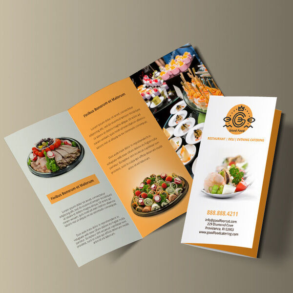 Trifold Brochure for Restaurant Catering